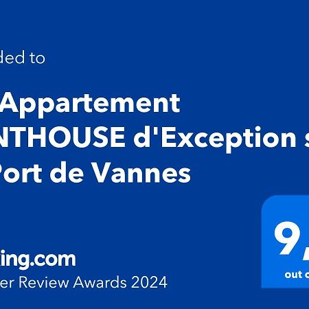 Un Appartement PENTHOUSE d'Exception sur le Port de Vannes Extérieur photo